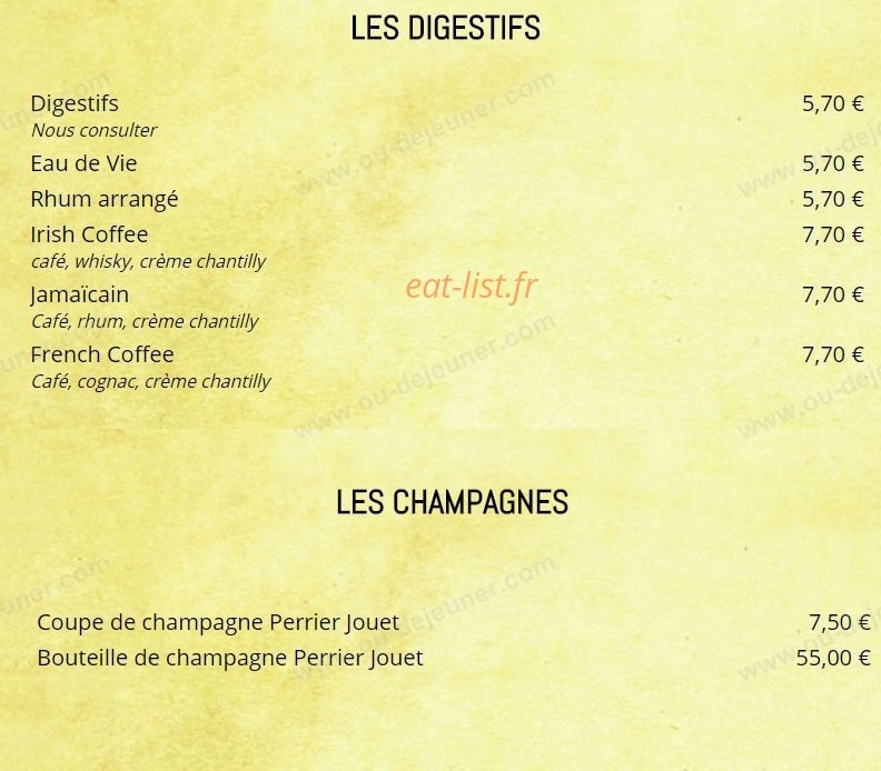 L'Incontournable — carte page 22