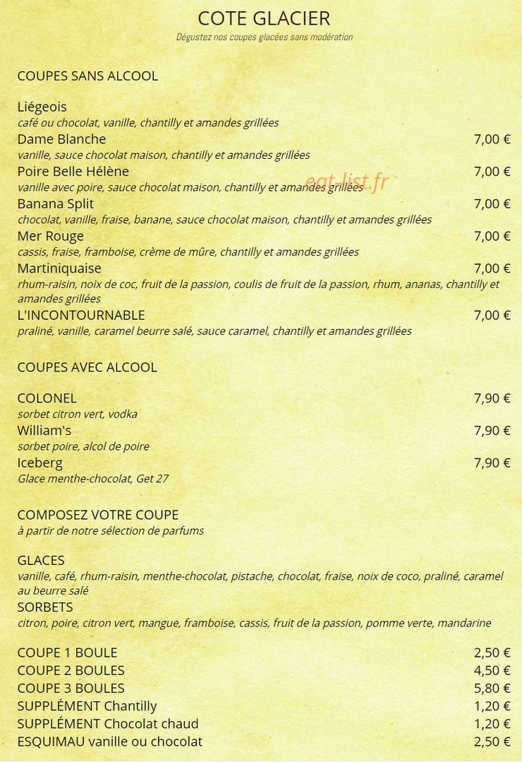 L'Incontournable — carte page 8