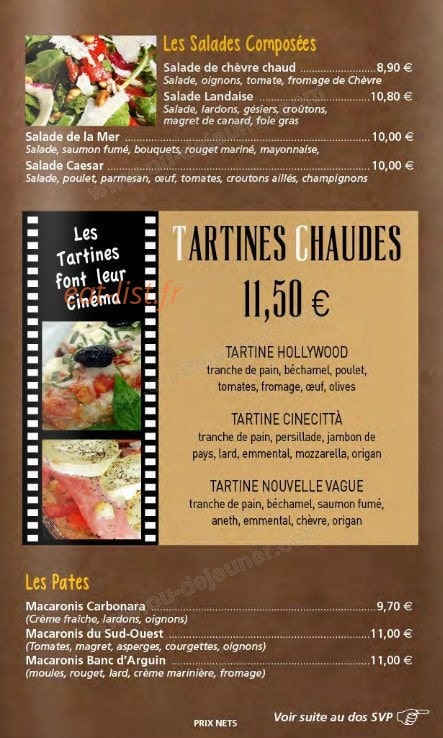 L'Incontournable — carte page 14