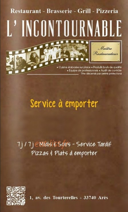 L'Incontournable — carte page 12