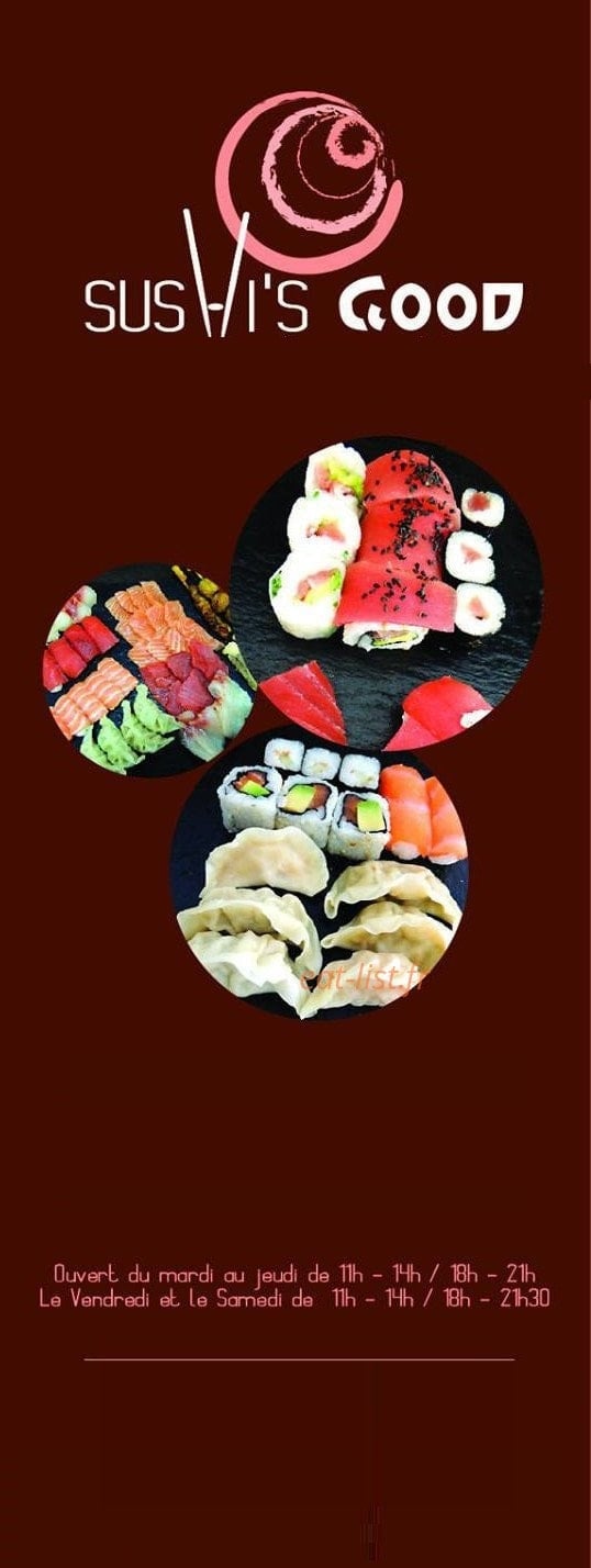 Sushi's Good — carte page 1