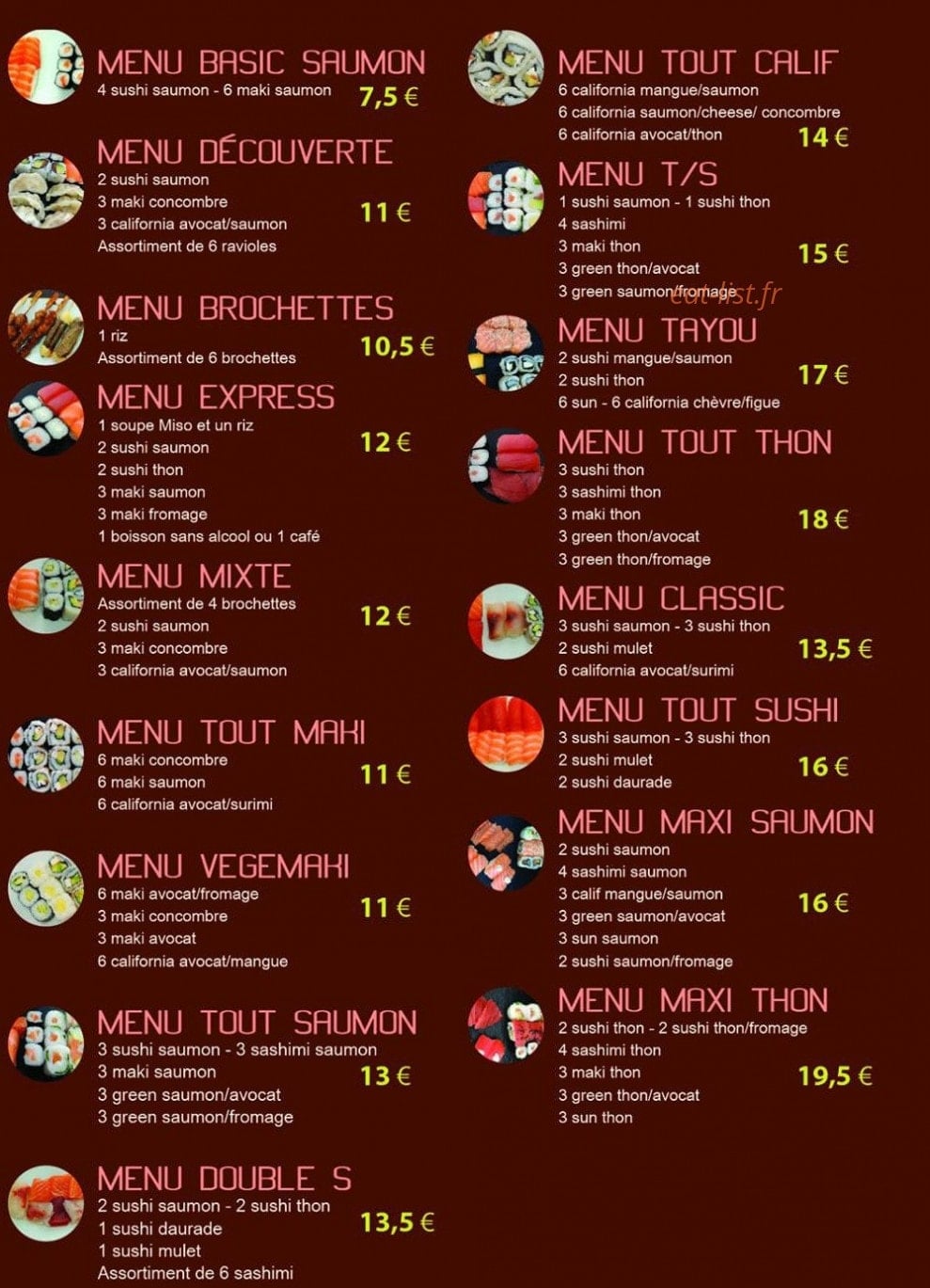 Sushi's Good — carte page 4