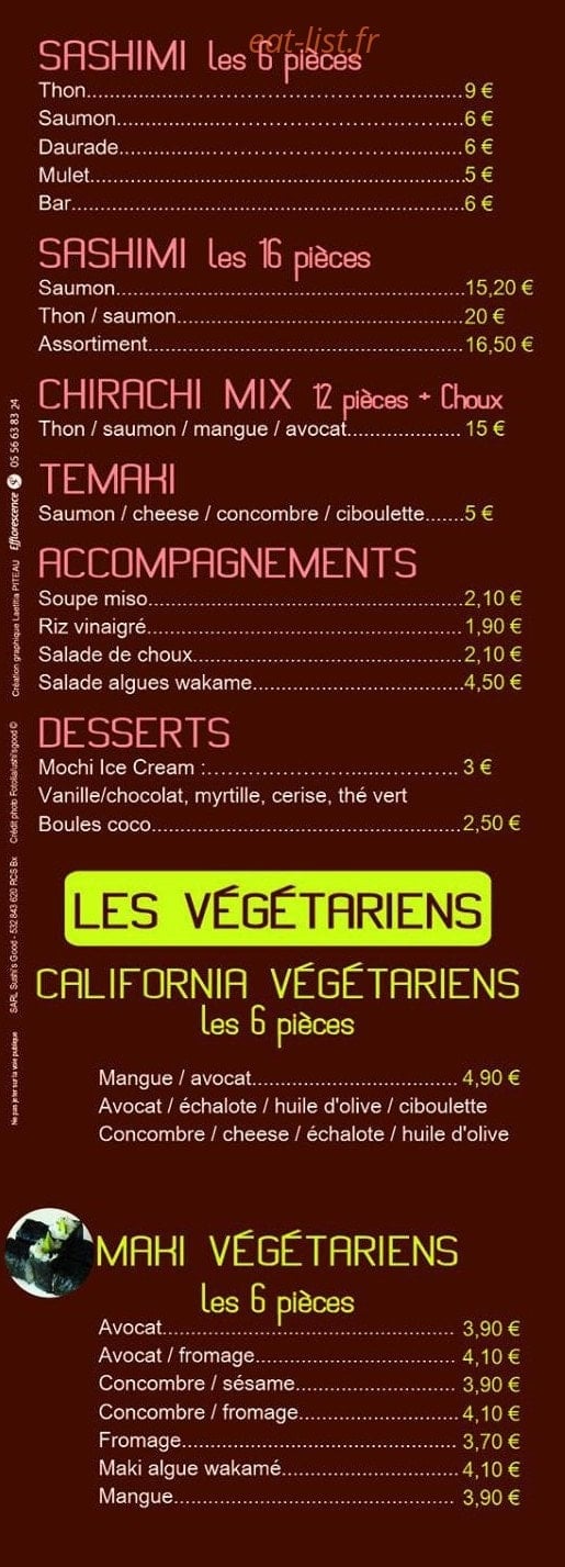 Sushi's Good — carte page 5