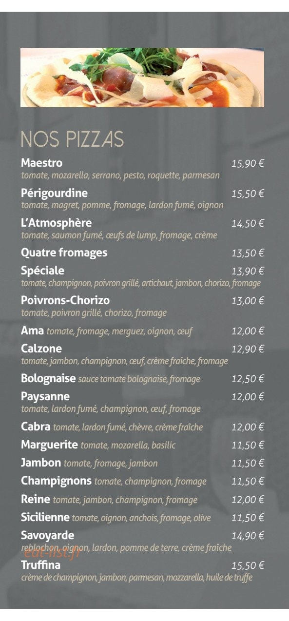 L'Atmosphere — carte page 4