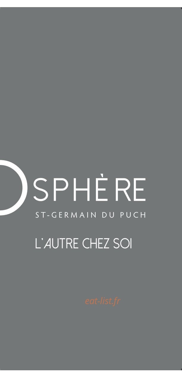 L'Atmosphere — carte page 1