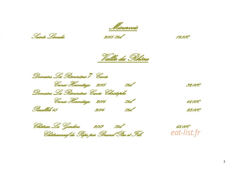 L'Atmosphere — carte page 8