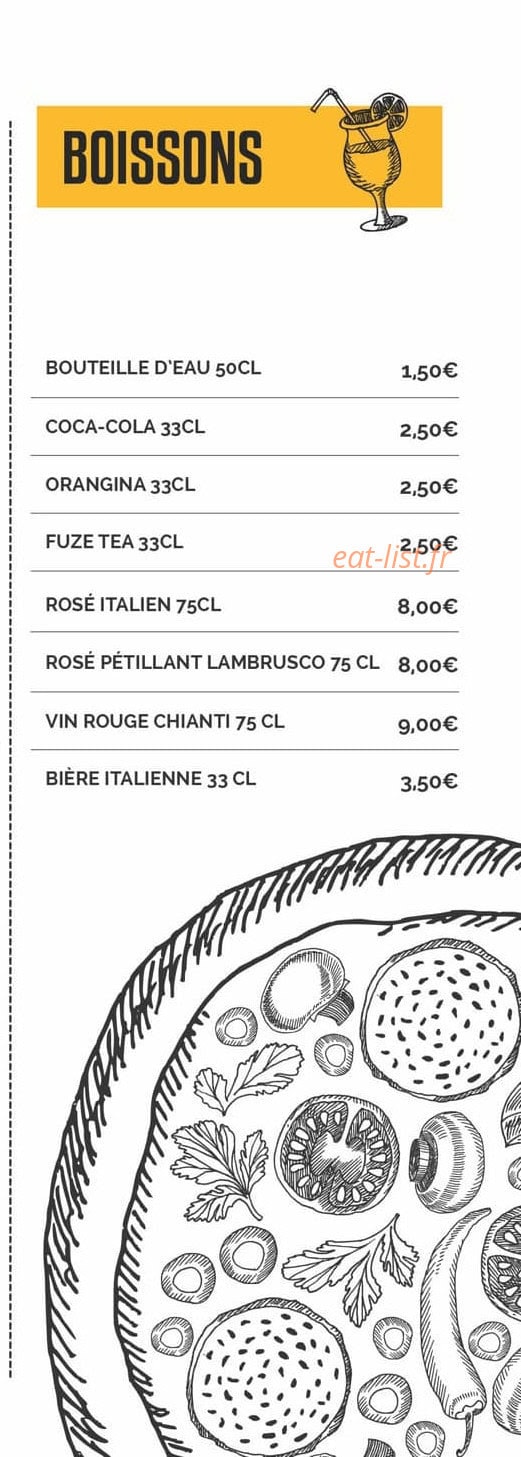 Pizz'à David — carte page 4