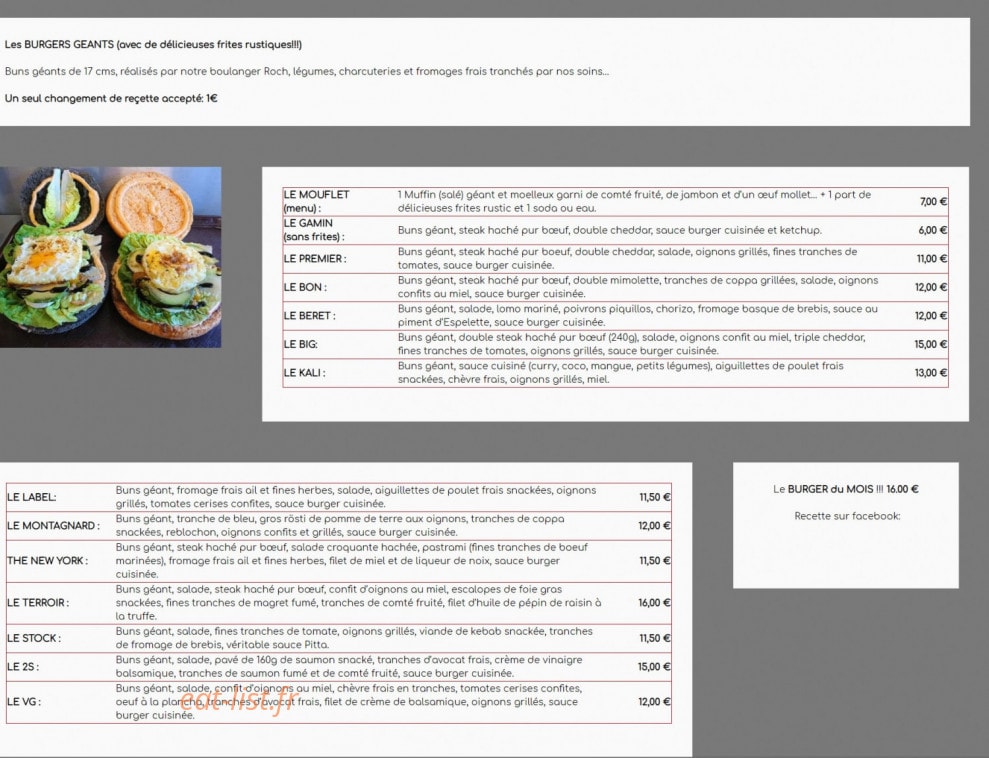 La Saison 2 — carte page 2