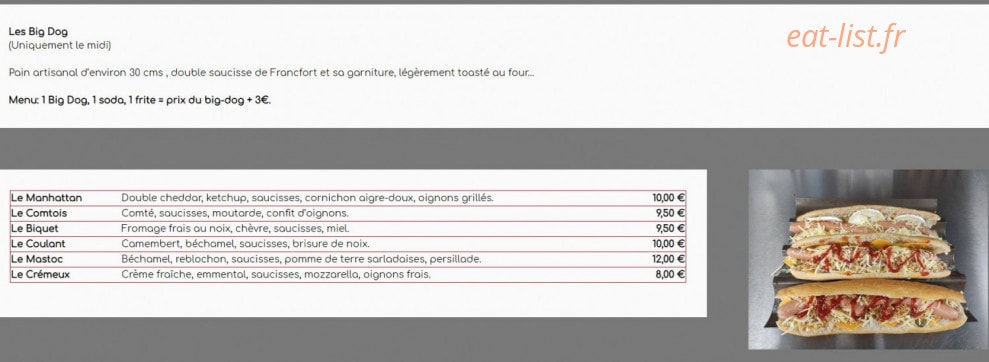 La Saison 2 — carte page 4