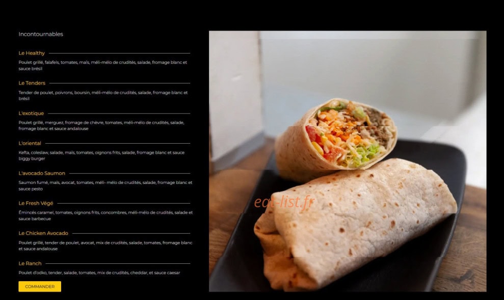 Cosy Tacos — carte page 3