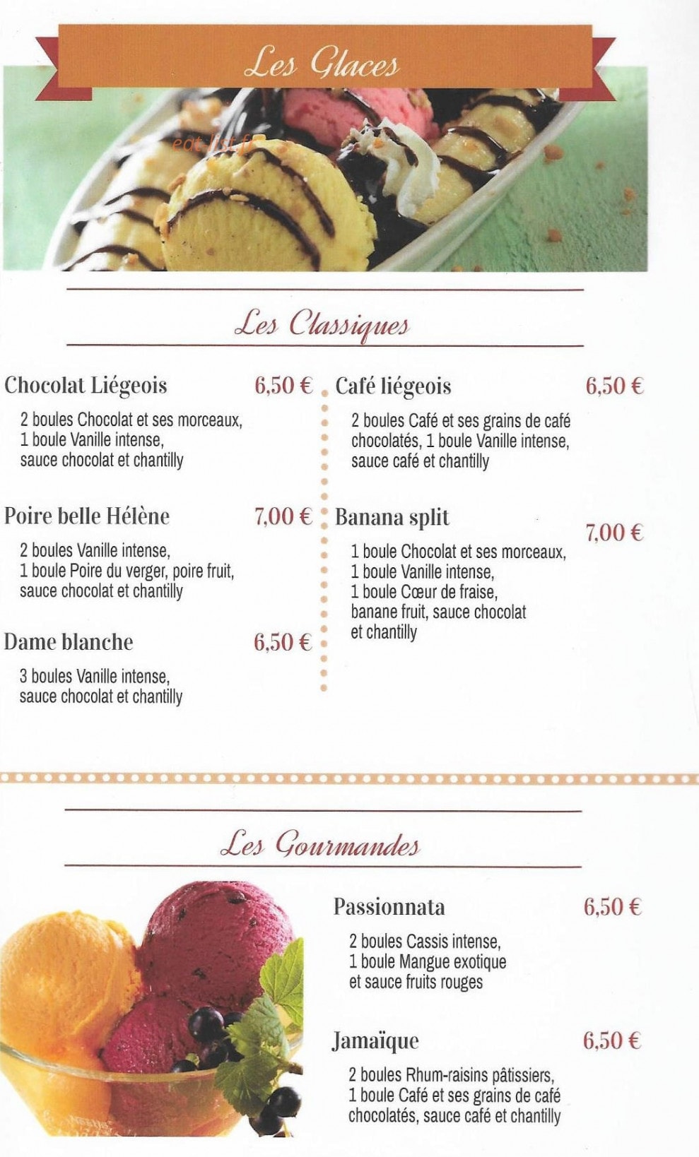 L'Etoile de Mer — carte page 1