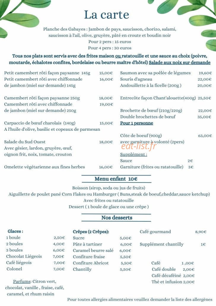 Chant’Alouette — carte page 1