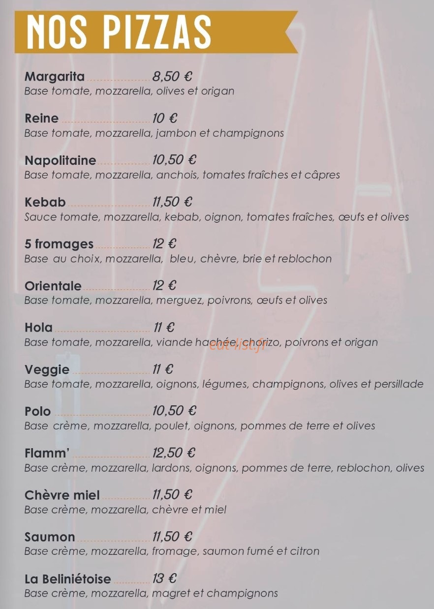 L'Escale D'Orient — carte page 3