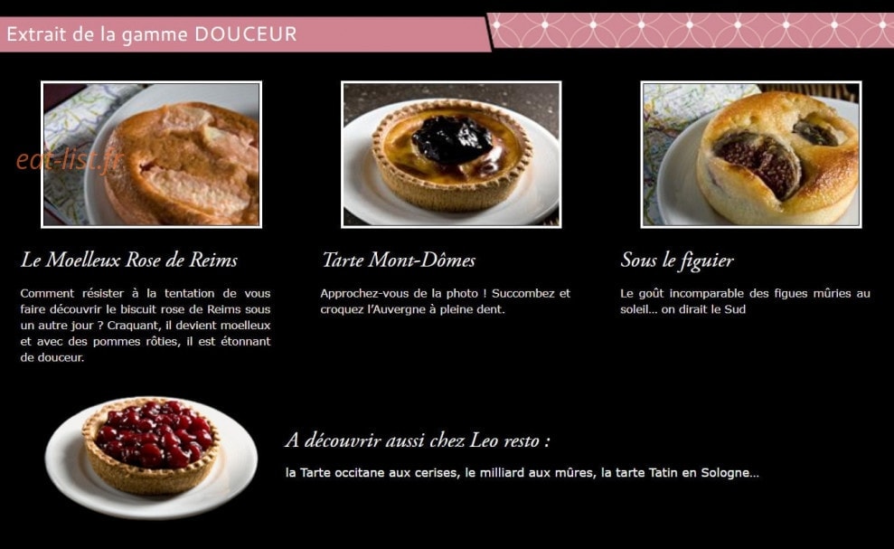Leo Resto — carte page 4