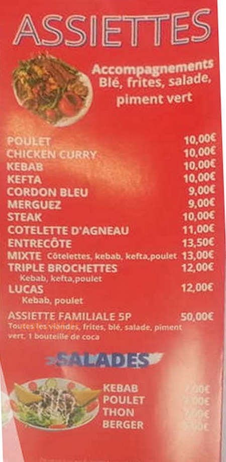 Resto lucas — carte page 5