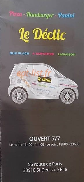 Le Déclic — carte page 1