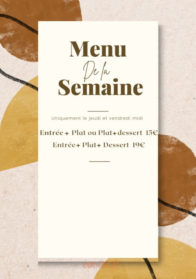 La Table du Moulin Blanc — carte page 4
