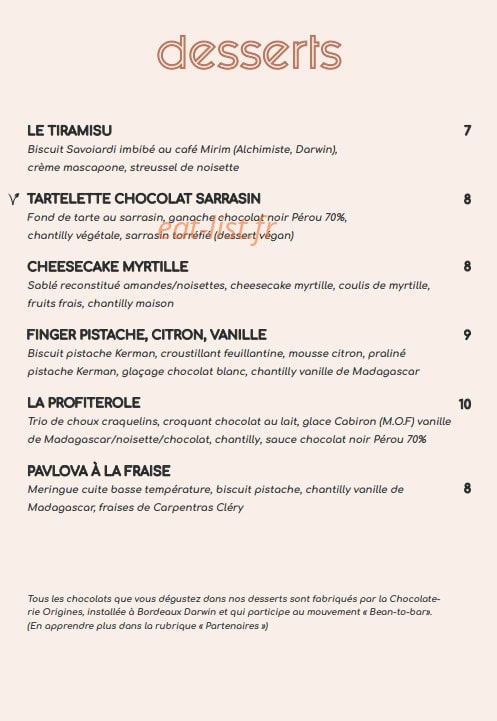 L'Immortelle — carte page 5