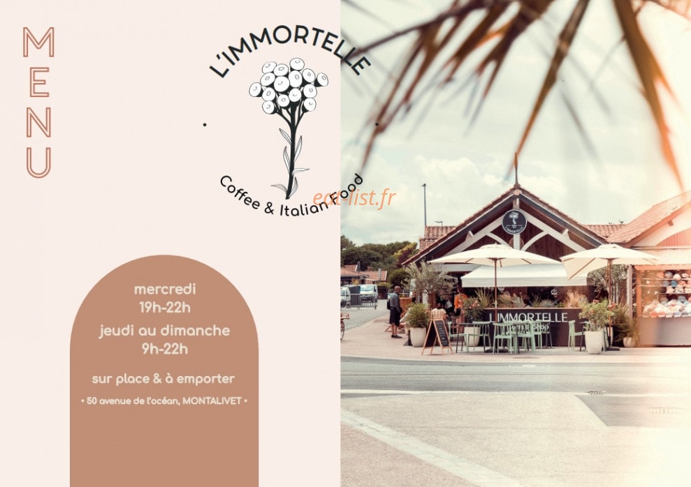 L'Immortelle — carte page 1