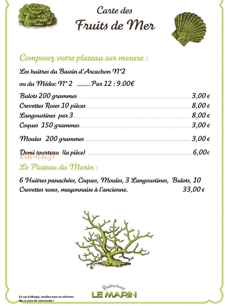 Le marin — carte page 2
