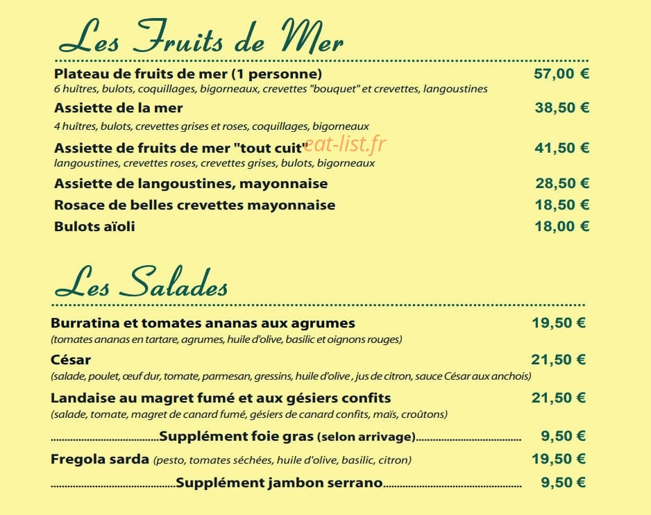 L'Escale — carte page 3