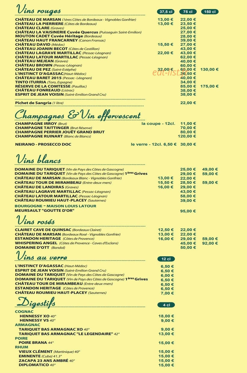 L'Escale — carte page 5