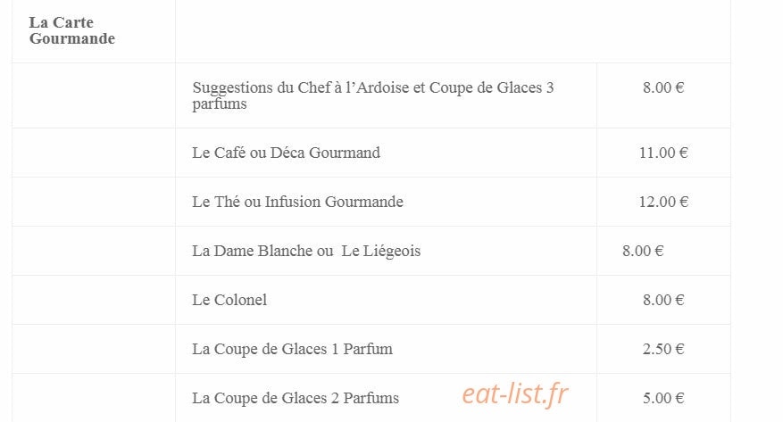 Carte et menu de Le Port d'Attache à Lege Cap Ferret — Gourmandes