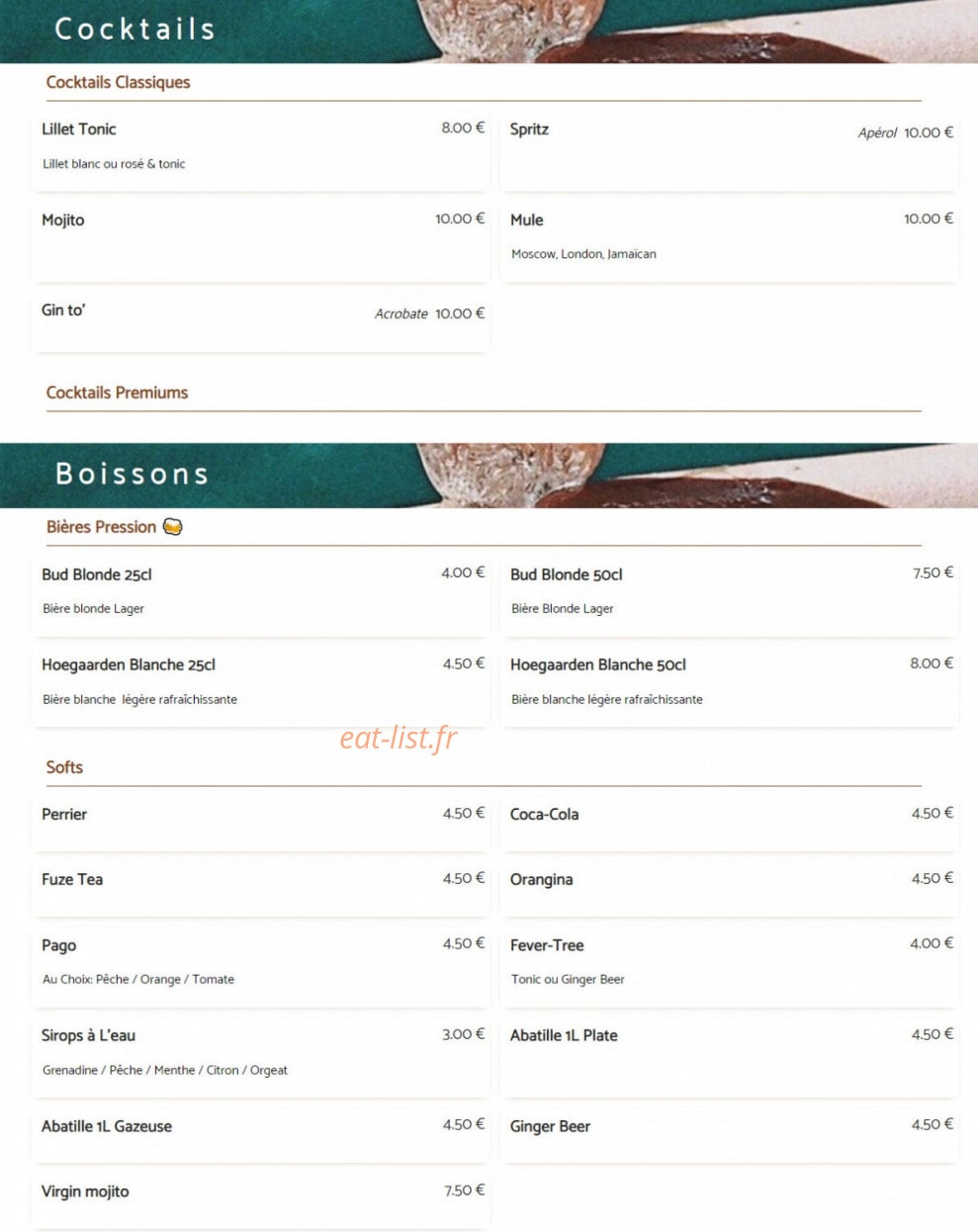 Sababa — carte page 2