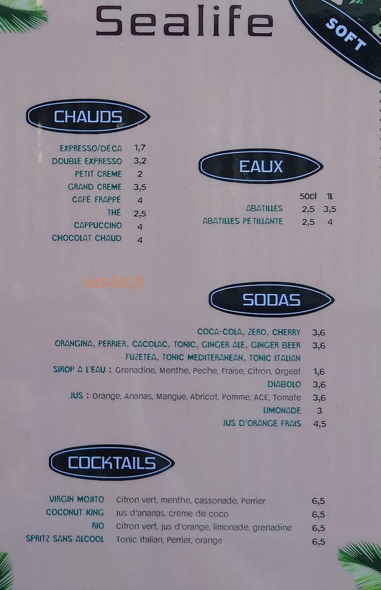 Sealife — carte page 4