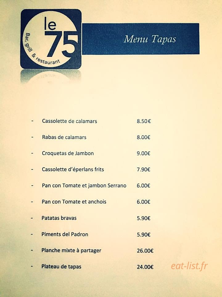 Le 75 — carte page 2
