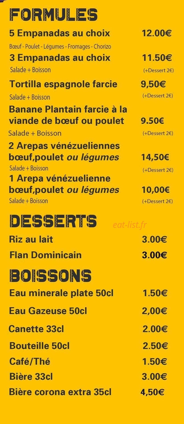 Chez la Dominicaine — carte page 2
