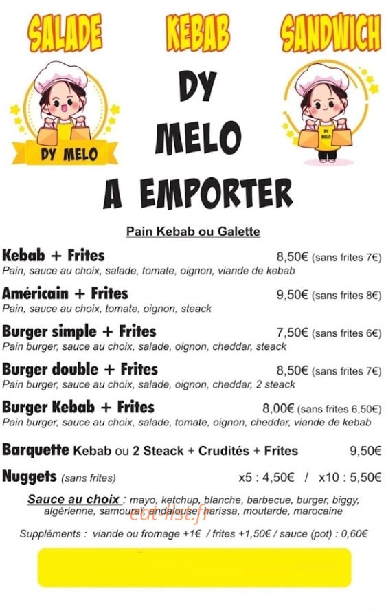 Dy Melo — carte page 1