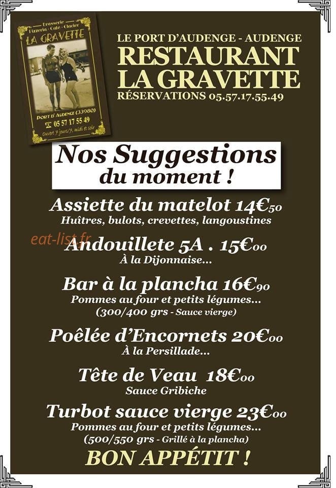La Gravette — carte page 1
