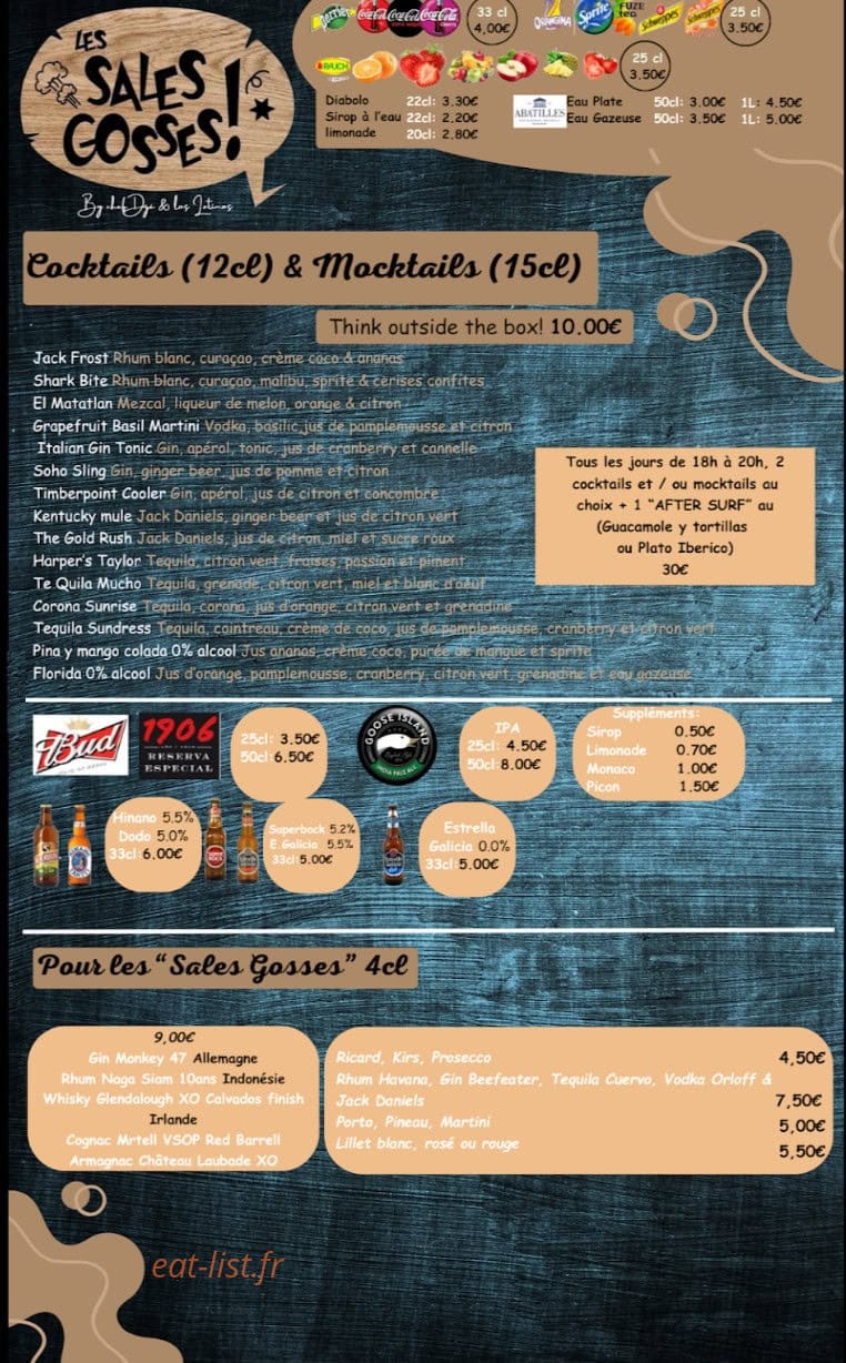 Les Sales Gosses — carte page 4