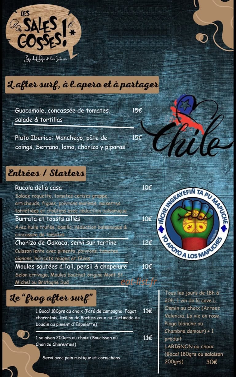Les Sales Gosses — carte page 1
