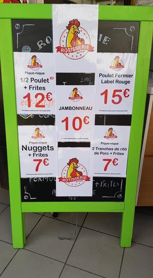 Rotisserie du port — carte page 1