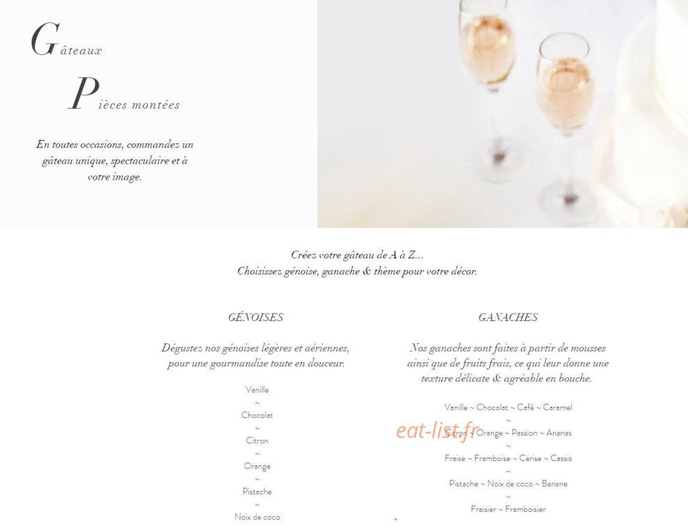 Tara Traiteur — carte page 9