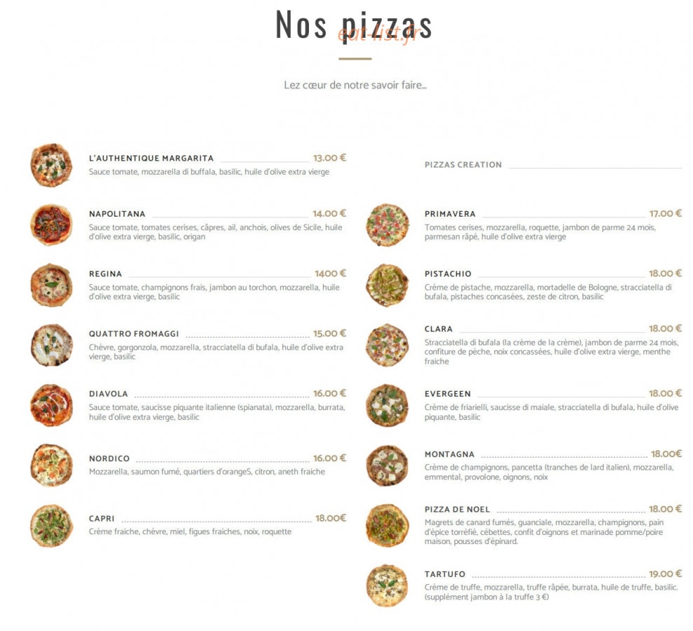 A Tavola — carte page 3