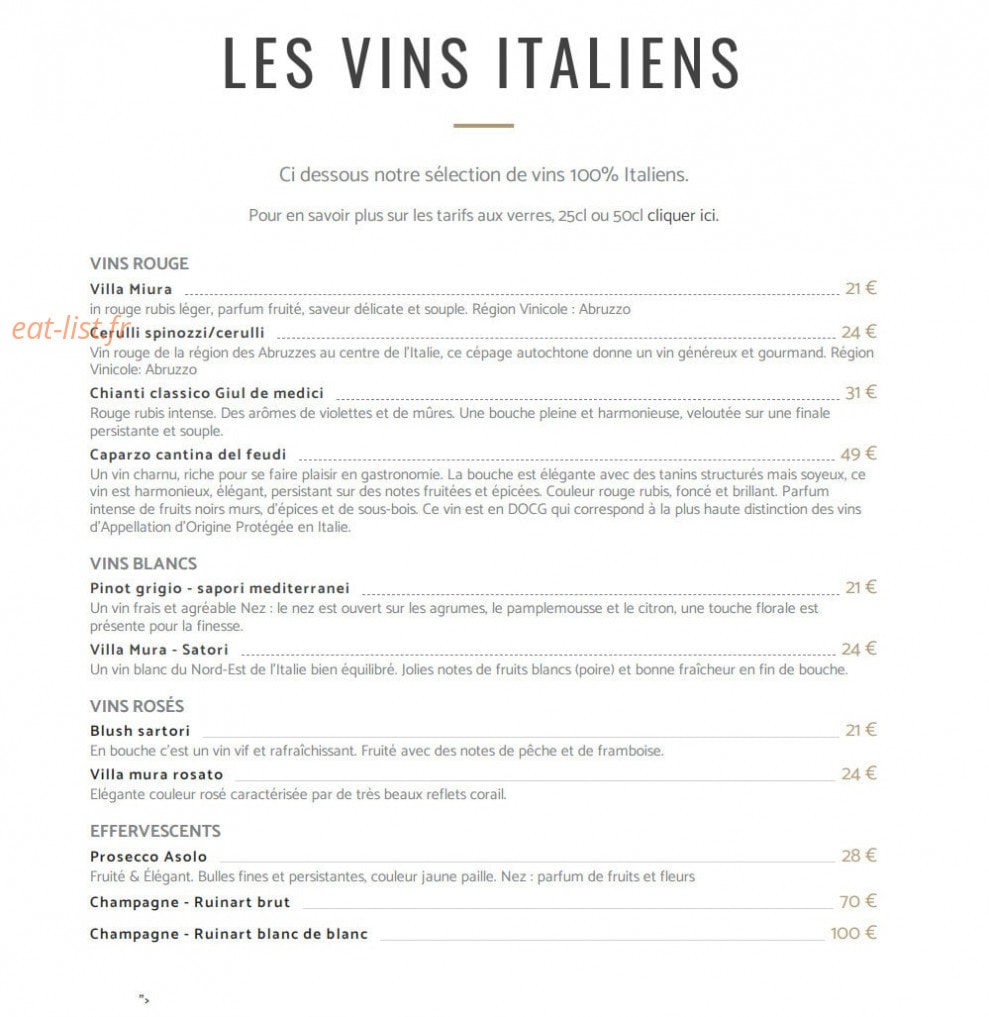 A Tavola — carte page 6