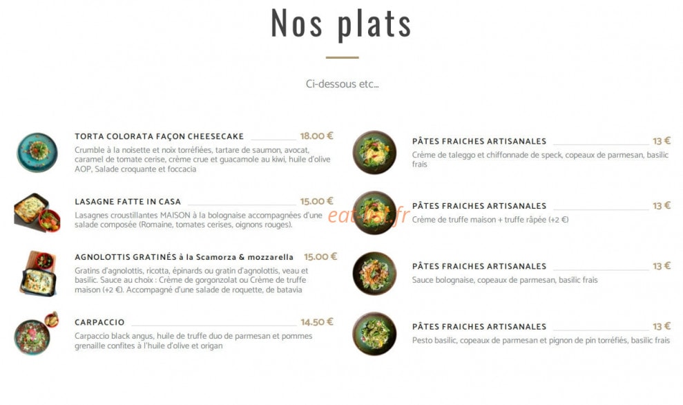 A Tavola — carte page 4