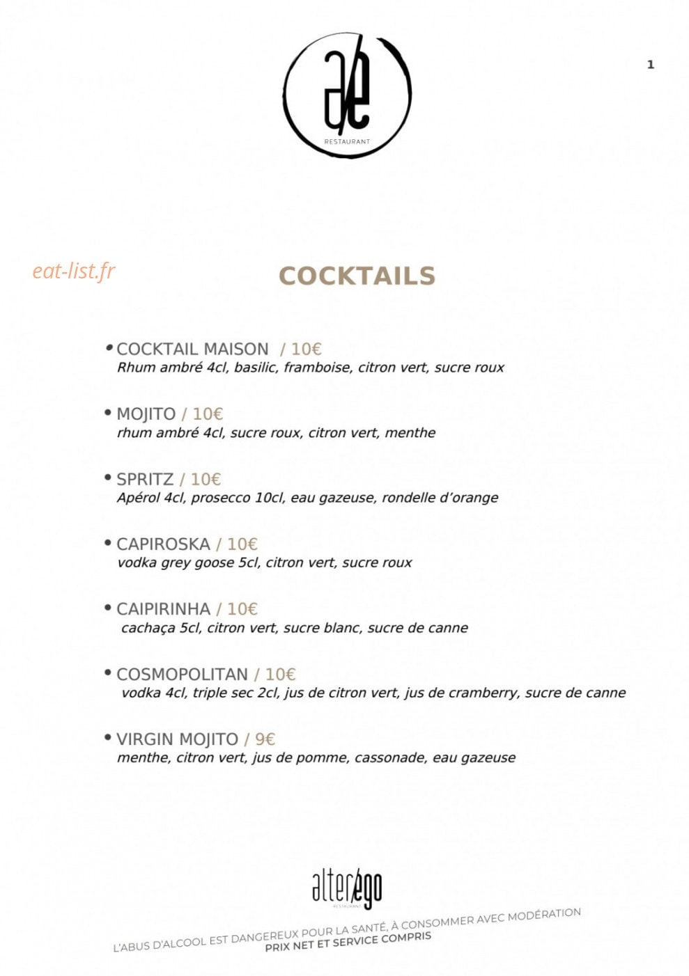 Alter ego — carte page 4