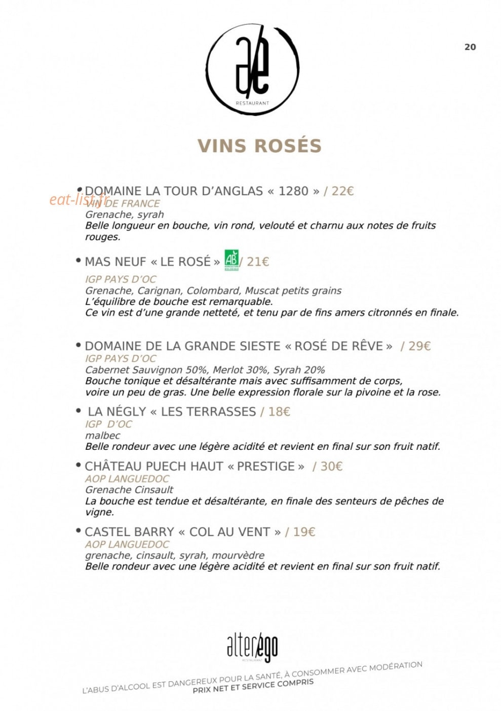 Alter ego — carte page 23