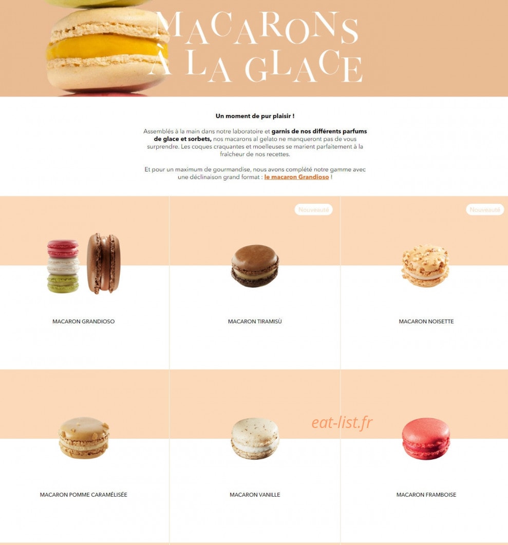 Amorino — carte page 9