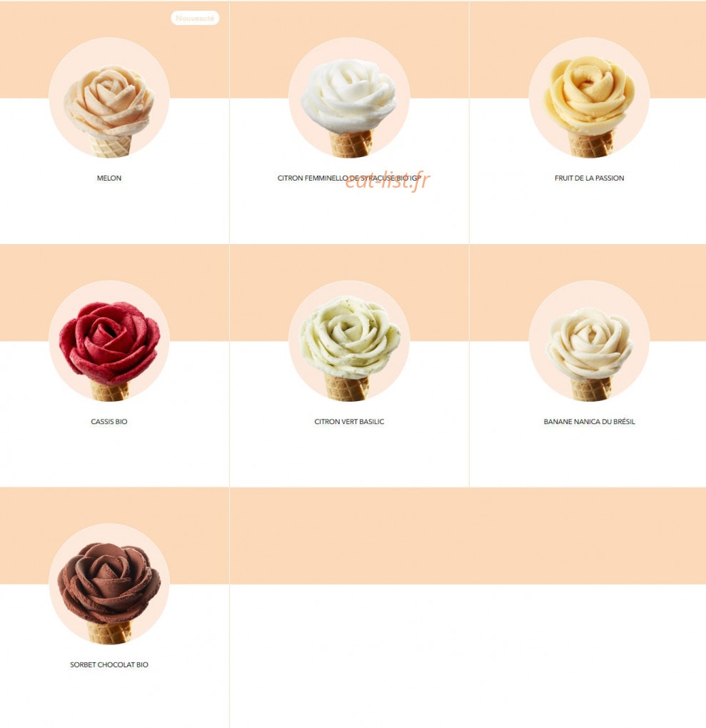Amorino — carte page 2