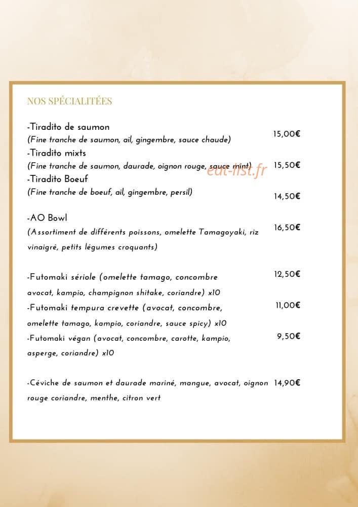 Aoko — carte page 2