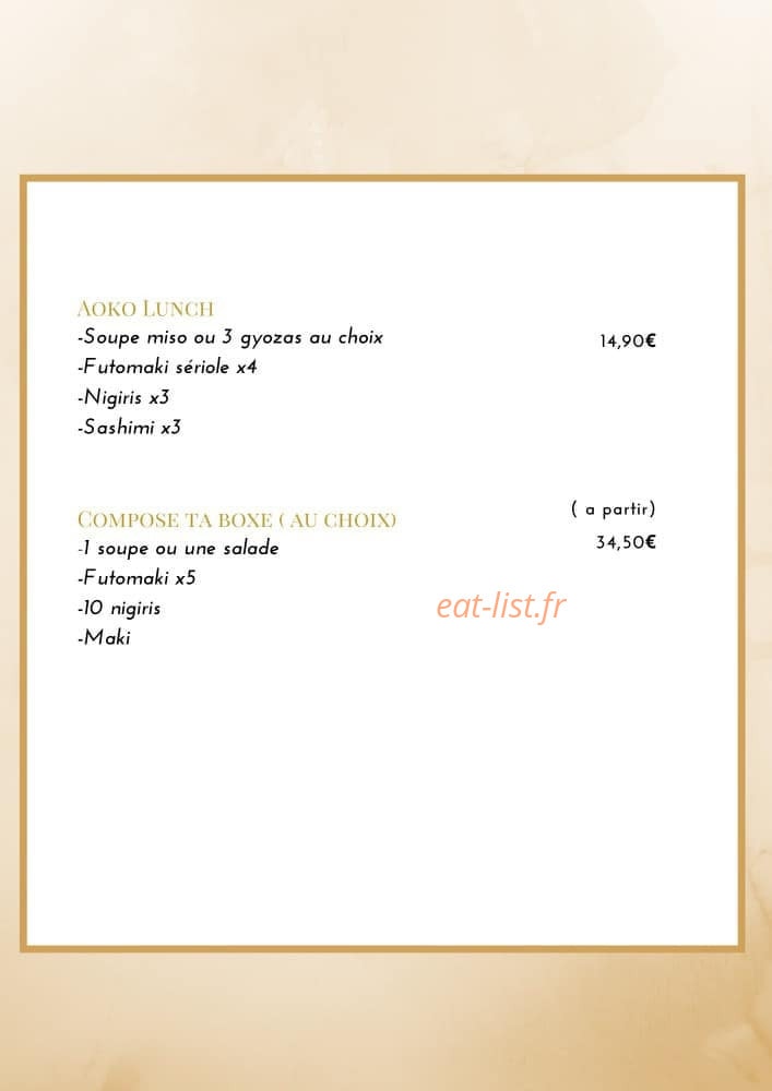 Aoko — carte page 6
