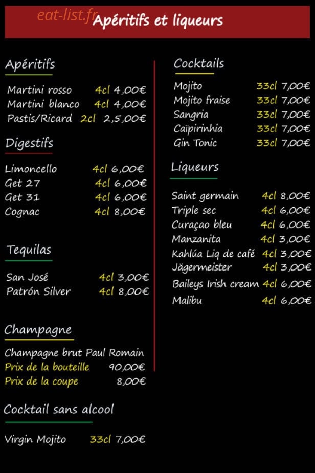 Apéro Guay — carte page 6