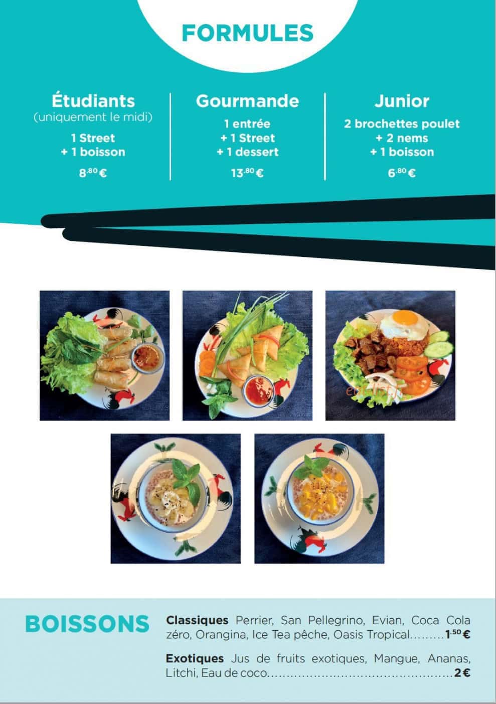 Asia Factory — carte page 1