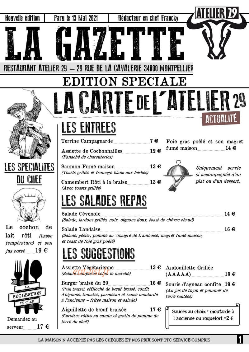 Atelier 29 — carte page 1