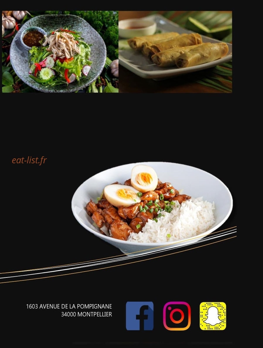 Aux Saveurs D'Angkor — carte page 1